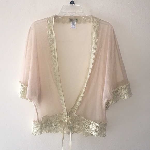Moon Collection Sweaters - Sheer Crocheted Live in Los Angeles Light Coverup